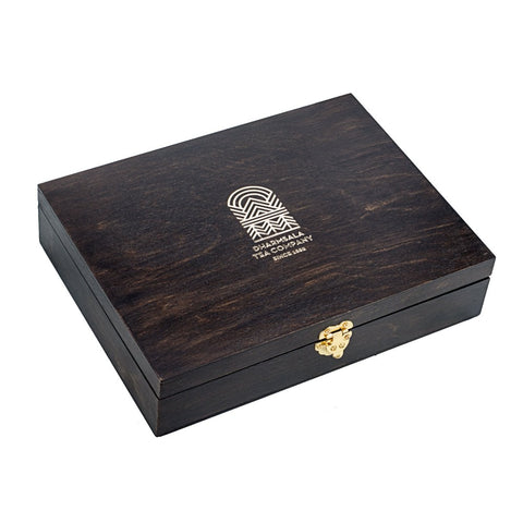 Handcrafted 4-Partition Wooden Tea Chest, Luxury Gift Box